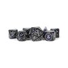 FanRoll by Metallic Dice Games 16mm Resin Poly DND Dice Set: Framed Void, Role Playing Game Dice for Dungeons and Dragons