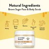 ECZEMA HONEY Brown Sugar Face & Body Scrub - Bath Scrub for Dry Skin - Natural & Gentle Face Scrub Soothes Eczema - Body Care Products for Women & Men - Sensitive Skin Exfoliating Body Scrub (6 Oz)