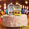 BigOtters Mini Slot Machine Toy, 4PCS Mini Lucky Slot Machine Bank for Creative Festival Birthday Cake Decor Casino Vegas Night Theme Party Decorations