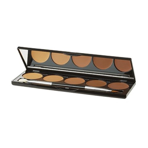 Jolie Ultra Blendable 5 Shade Cream Contouring & Highlighting Palette (Dark)