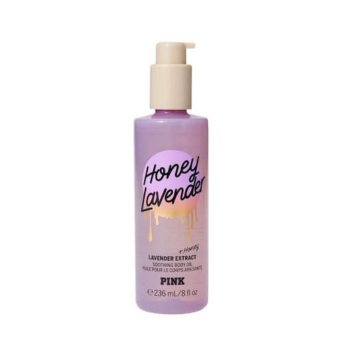 Victoria's Secret Pink Honey Lavender Soothing Body Care Body Oil 8 oz. (Honey Lavender)