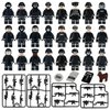 Toysvill SWAT Military Police Building Block Set for Kids | SUV + Soldiers Minifigures (24 PCS) with Weapons and Accessories Gift