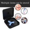 Retainer Case, ARGOMAX Aligner Case, Braces Box, 1 Piece Orthodontic Box (Black).