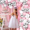 LovesTown 25PCS Cow Print Balloons, 12" Cow Balloons Latex Balloons for Children Party Cowboy Theme Birthday Party Favor