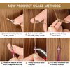 LyoRuSi 24 Inches Fairy Hair Tinsel Kit with Tools (Synthetic Feather Hair Extensions) Glitter Tinsel Hair Extensions With Kit Tools(20PCS/10Colors)
