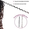 SUYIAPIY Yanky Twist Crochet Hair Bohemian Spring Twists Hair Senegalese Twist Crochet Hair with Curls Synthetic Marlybob Crochet Braids Hair Extensions for Black Women (1B/33#, 10 inch)