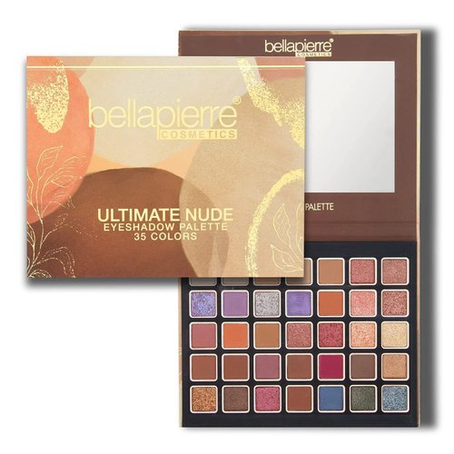 bellapierre Ultimate Nude Eyeshadow Palette | 35 Shades in Matte, Satin, Shimmer, & Foil Finishes | Non-Toxic & Paraben Free | Vegan & Cruelty Free