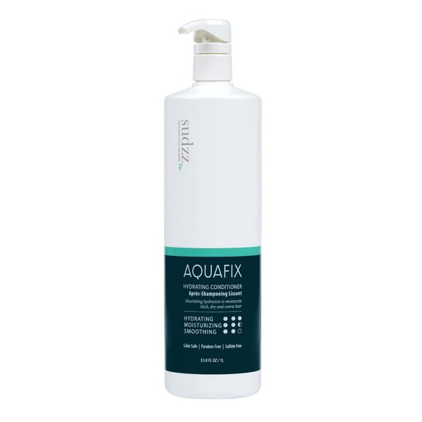 SUDZZFX AquaFix Hydrating Hair Conditioner - Conditioner for Dry Hair - Damaged Hair Treatment - Deep Conditioner for Hair Care - Sulfate-Free, Color Safe & Extensions Safe - 33.8 Fl Oz