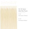 WENNALIFE I Tip Hair Extensions Human Hair, 50g 100s 16 Inch Platinum Blonde Remy Itip Human Hair Extensions Invisible Itips Straight I Tips Fusion Extensions Real Human Hair