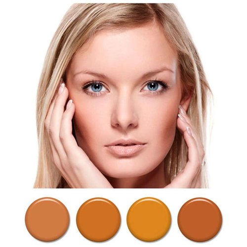 Art of Air 4pc MEDIUM complexion Professional Airbrush Cosmetic Makeup Set 1/2 oz bottles