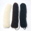 VASANA 3PCS 20cm Hair Bun Maker Donut Hair Foam Ring Shaper with Elastic Rope Doughnut Shapers Hair Donut Bun Maker Accessory (3 colors)
