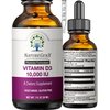 NatureGenX Liquid Vitamin D Drops: Vitamin D3 Supplement 10000 IU for Fast-Absorbing Immune Support, Non-GMO & Gluten Free D3 Liquid Drops for Adult 30ml, 30 Servings Liquid D3 Drops, Orange Flavor