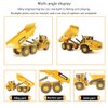 DDLONGDD Metal Toys Trucks for Kids - Metal Dump Truck Model Toy with Removable Bed, Ideal for Pretend Construction Site Play, Semi Truck Toy, Birthday Gift, Construction Toys
