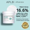 APLB Glutathione Niacinamide Toner Pad | LIPO GLUTA NIAC CEN™ 16.6% 3.38 FL.OZ/Korean Skincare, Dual Surface Toner Pads, Long Lasting moisturizing, Makeup Remover, Pore Care