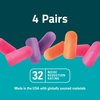 3M Disposable Earplugs Events & Concerts, 4 Pairs (8 Total Plugs), Noise Reduction Rating (NRR) 32 dB, Good Fit, Stays Put, Soft & Smooth Ear Plug Design, Easy To Insert & Remove (EPEC-4BC-SIOC)