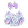 niannyyhouse 10cm~15cm 20cm Plush Doll Clothes Headdress Dresses Purple Skirt Outfit Doll Dressup (10cm~15cm)