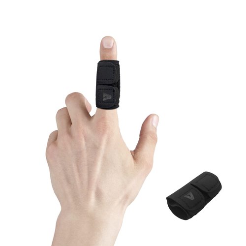 VHOPMORE Finger Splint Finger Sleeves Protectors, Adjustable Trigger Finger Splints Thumb Splint Brace for Finger Support Compression Finger Tape for Arthritis - M