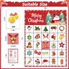 VESPRO 46PCS Christmas Bingo Game Cards for 30 Players Christmas Party Games for Kids Party Classroom Activities