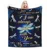 Dragonfly Blanket Soft Cozy Dragonfly Throw Blanket Gifts for Women Girls Super Plush Warm Starry Dragonfly Stuff Lightweight Fleece Flannel Gift Blankets for Kids Adults 50"X40"