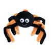 ZippyPaws Plush Grunterz Dog Toy, Stuffed Chew Toy with Grunter Squeaker, Orange Spider