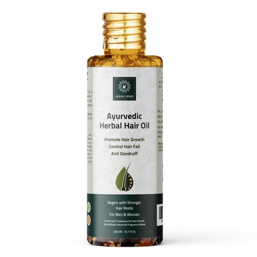 Multipurpose Hair Oil with 21 Herbs - Combats Dandruff and Hair Fall for Men and Women (200ml)