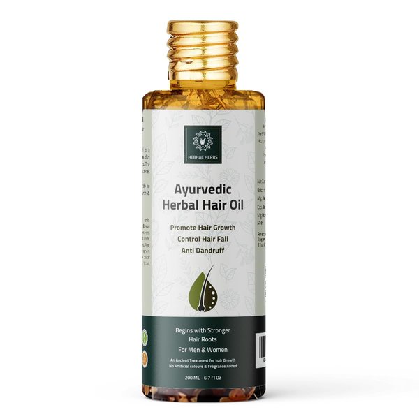 Multipurpose Hair Oil with 21 Herbs - Combats Dandruff and Hair Fall for Men and Women (200ml)