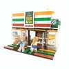 General Jim's 'Gulp & Go' Modular Convenience Store & Gas Station Building Blocks Set – 320-Piece Urban Street Corner Kit with Accessories, Treats & 2 Figurines – Compatible with Major Brick Brands