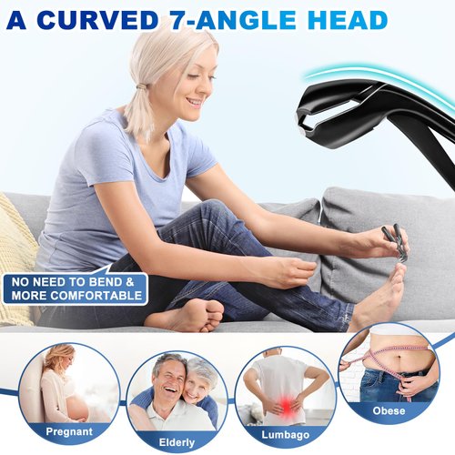 2024 Toenail Clippers for Thick Nails for Seniors, Popular Angled No Splash Self Collecting Fingernail with Catcher & 16mm Ultra Sharp Wide Jaw Nail Clippers for Men, Novelty Gifts for Men Women