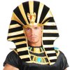 BARTOSI Pharaoh Hat Headpiece Cleopatra Costume Headband Egyptian Headdress Halloween Hair Accessories for Women and Men