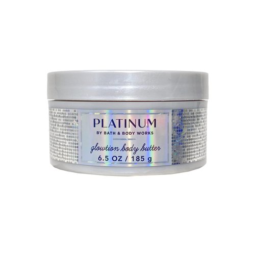 Bath & Body Works Platinum Glowtion Body Butter with a Natural Oats Sample Soap - Full Size