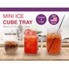 Arrow Small Ice Cube Trays for Freezer, Ice Coffee and Blenders, 3 Pack, 60 Mini Cubes Per Tray, 180 Total, Made in the USA, BPA Free Plastic, Ideal, Blue