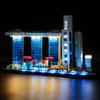 BRIKSMAX Led Lighting Kit for Architecture Singapore - Compatible with Lego 21057 Building Blocks Model- Not Include The Lego Set