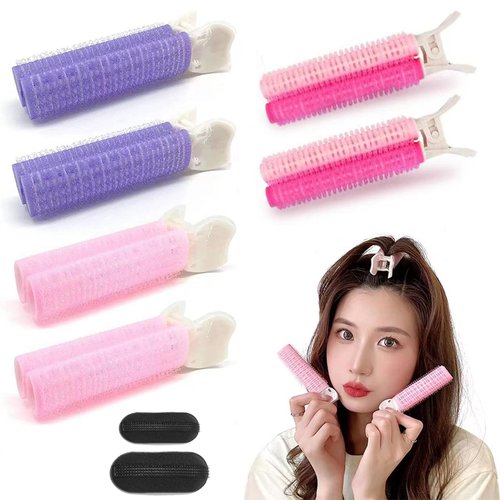 Amreich Volumizing Hair Clips, 8 Piece Set, Hair Root Clips for Volume, Hair Curlers for Bangs and Roots, Fast Hair Styling Tools, Suitable for All Hair Types, Lightweight and Portable