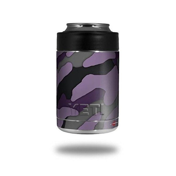 Camouflage Purple - Decal Style Skin Wrap fits Yeti Rambler Colster and RTIC Can (Cooler NOT Included)