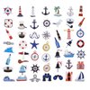 100 Pack Nautical Stickers, Nautical Party Favors, Birthday Decorations