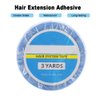 Waterproof Nano- Hair Extension Double-Sided Adhesive, Blue Plastic Imported, Real Hair Extension Double-Sided tape Easy to Install and Disassemble, Convenient for Daily Use