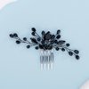 Kercisbeauty Gothic Small Cute Handmade Black Hair Pins Wedding Women Girls Prom Party Hair Jewelry Hair Styling Accessories