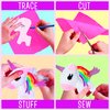 Creative Kids Felt Sewing Kit - Craft 15+ Characters - Fun DIY Kit for Kids 8+ - Creative Sewing Craft Set