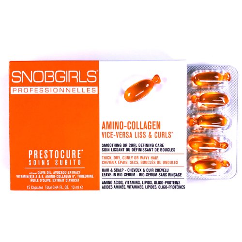 SNOBGIRLS VICE-VERSA CURLS Leave-In Hair Oil - Smoothing or Curl Defining for Curly, Thick, Dry or Frizzy Hair, All Types of Curls with Olive Oil, Hyaluronic Acid, Avocado, Biotin & Vitamins