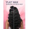 Clip in Hair Extensions Seamless Clip in Hair Extensions Human Hair Real Hair Extensions Clip in Human Hair,Body Wave 110g 16 Inch Natural Black Ultra-thin PU Weft,100% Remy Hair Extensions