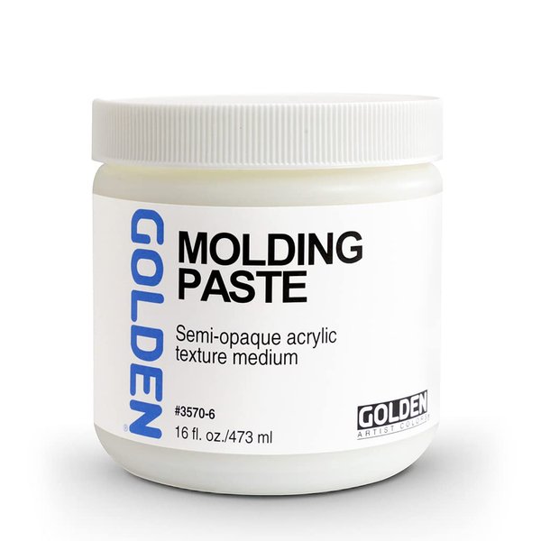 Golden Acrylic Medium, Molding Paste, 16 Ounce jar