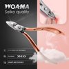 WOAMA Manicure Set Pedicure Kit - 30 in 1 Nail Kit Professional Stainless Steel Nail Care Kit for Women - Pink