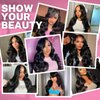 Beauty Queen 16A Body Wave Bundles Human Hair (20 18 16 Inch) 100% Unprocessed Brazilian Virgin Weave 3 Bundles Human Hair Full And Thick Remy Hair Extensions Natural Color for Women