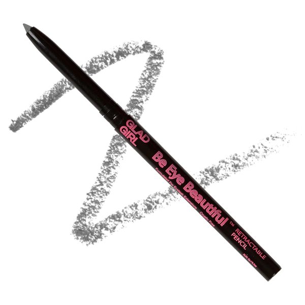 GladGirl Be Eye Beautiful - Retractable Pencil (Ebony) Grey