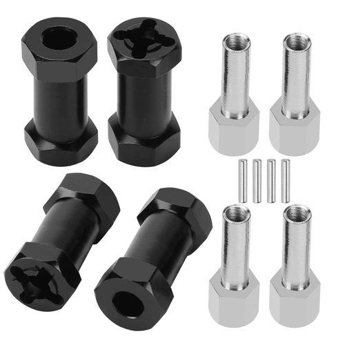 Kimapeso RC Wheel Hex Spacers 12mm Hex Hub Extenssion 25mm Offset Extension for Improved Stability and Performance on Your 1/10 RC Crawler Car Parts