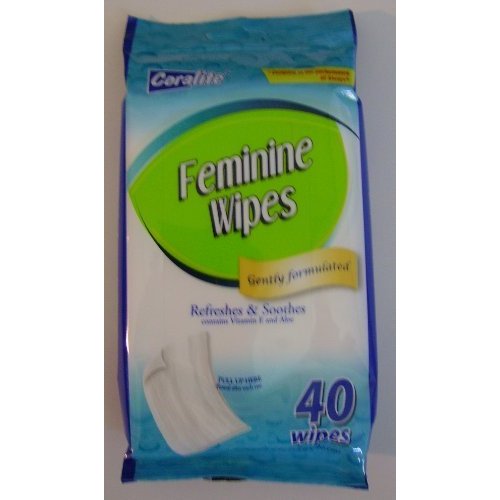 FEMININE WIPES 40 COUNT CORALITE
