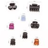 50PCS Mini Hair Claw Clips for Women Girls, Small Hair Clips Little Claw Clips Tiny Acrylic Jaw Clips with Transparent Box（Candy colors）