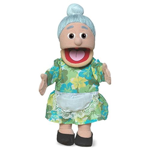 14" Granny, Hispanic Grandmother, Hand Puppet
