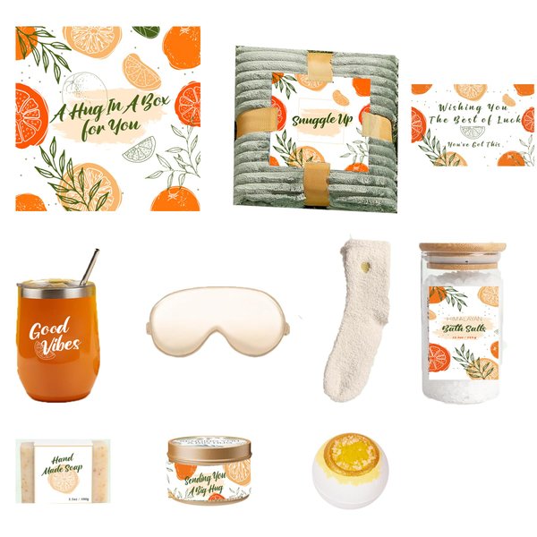 Self-Care Gifts for Women, Spa Gifts for Women, Sympathy Gift Baskets with Tumbler and Blanket, Get Well Soon Gift Baskets, Care Package, Thinking of You Gifts, Feel Better Gifts, Birthday Gifts