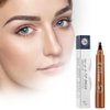 Generic 2pcs Black Eyebrow Pencil,Pointed Eyebrow Pen,Long-Lasting Waterproof Natural Eyebrow